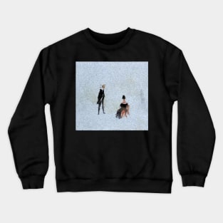 High Resolution William Turner Two Figures 1827 Crewneck Sweatshirt